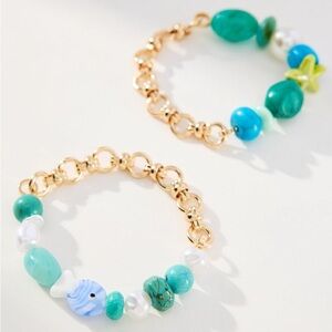 NWT Anthropologie camp bracelet set of 2